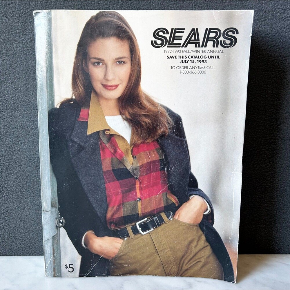 Vintage Sears Catalog 1992-1993 Fall/Winter Annual 1640 Pages with Order Form
